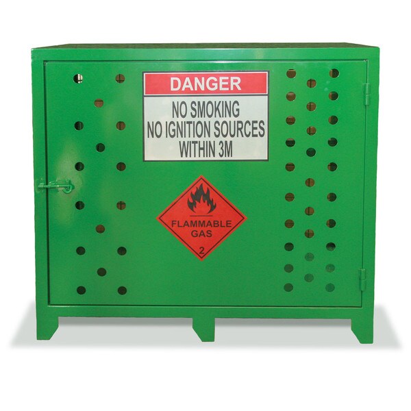 GSC6 Gas Cylinder Storage Cabinet - 6 Bottle | Gas bottle storage | AS4332 | Safety cabinets | Ecospill | Brisbane Sydney Melbourne Adelaide Perth | Canberra | Best gas bottle storage | best practic